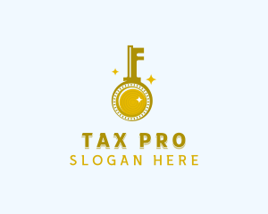 Tax - Coin Key Savings logo design