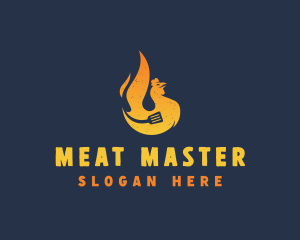 Hot Roast Chicken logo design