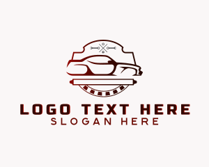 Panel Beater - Mechanic Car Garage logo design