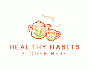 Herbal Tea Drink logo design