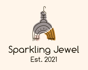 Macrame Jewel Earrings  logo design