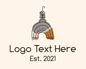 Lux - Macrame Jewel Earrings logo design