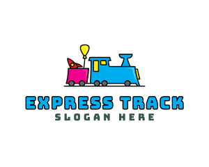 Train - Toy Train Daycare logo design