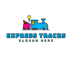 Train - Toy Train Daycare logo design