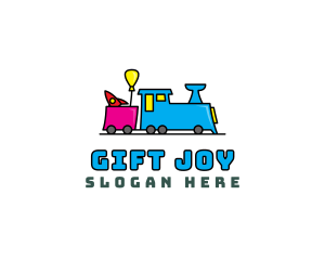 Toy Train Daycare logo design