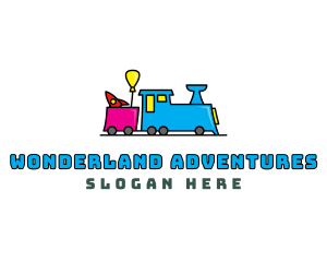 Toy Train Daycare logo design