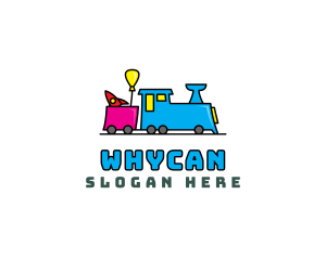 Kid - Toy Train Daycare logo design