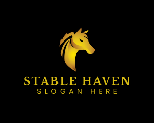 Premium Horse Stallion logo design