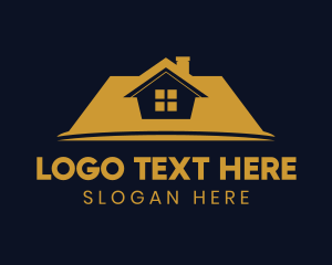 House Agent - Roof Property Builder logo design