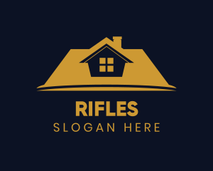Rental - Roof Property Builder logo design