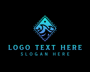 Surf - Ocean Wave Waterpark logo design