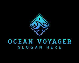 Ocean Wave Waterpark logo design