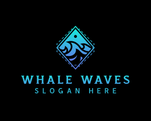 Ocean Wave Waterpark logo design