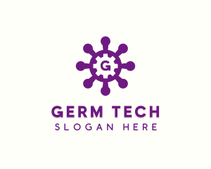 Infectious Bacteria Germs  logo design