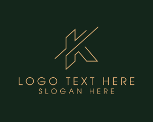 Letter F - Professional Formal Attire Tailor logo design