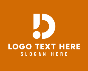 Letter Ia - Modern Digital Business Letter D logo design