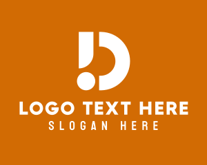 Modern Digital Business Letter D Logo