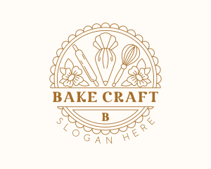 Flower Baking Confectionery logo design