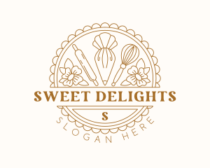 Confectionery - Flower Baking Confectionery logo design