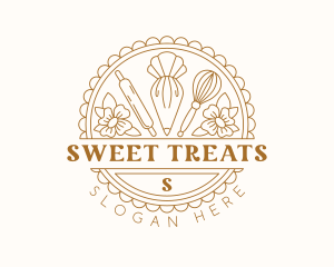 Confectionery - Flower Baking Confectionery logo design