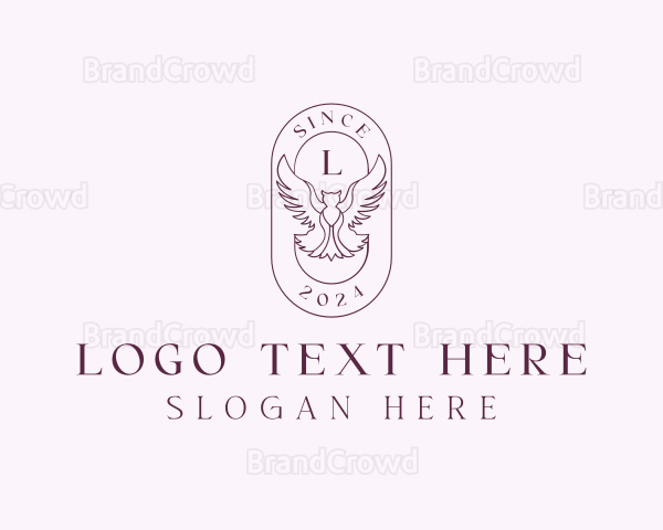 Elegant Bird Crest Logo