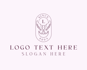 Fashion - Elegant Bird Crest logo design