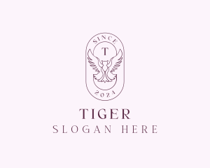 Elegant Bird Crest Logo