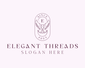 Elegant Bird Crest logo design