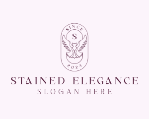 Elegant Bird Crest logo design