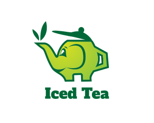 Green Tea Teapot logo design