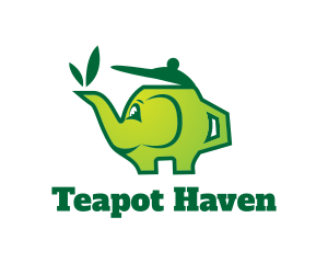 Teapot - Green Tea Teapot logo design