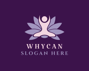 Yogi - Zen Meditation Lotus logo design