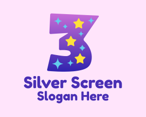 Colorful Starry Three Logo