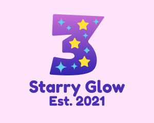 Starry - Colorful Starry Three logo design