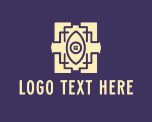 Heritage - Aztec Tribal Pattern logo design
