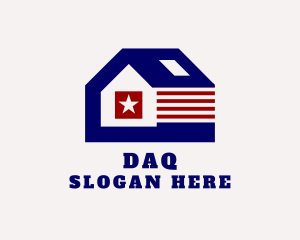 Mortgage - Patriotic Star House logo design