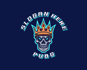 Horror - Crown Skull King logo design