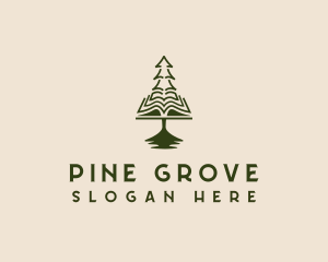 Pine - Pine Learning Tree logo design