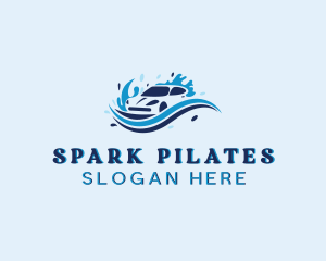 Cleaning - Water Splash Car Wash logo design