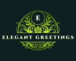 Natural Organic Florist logo design