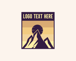 Mountain - Outdoor Mountain Adventure logo design