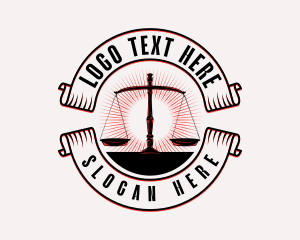 Scale - Law Paralegal Scale logo design