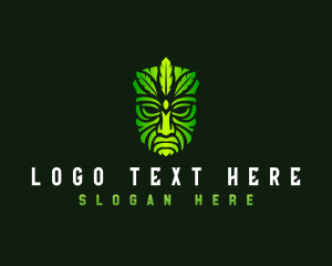 Cultural - Maori Mask Culture logo design