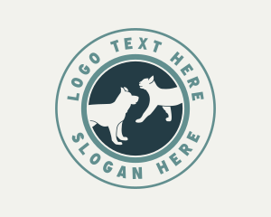 Zoology - Dog Cat Veterinary logo design