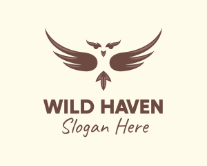 Wild Owl Bird logo design