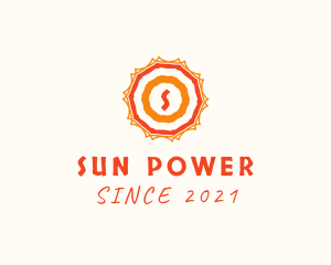 Summer Sun Umbrella logo design