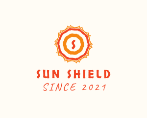 Summer Sun Umbrella logo design