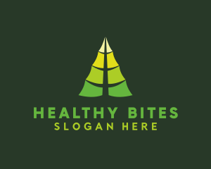 Organic Leaf Tree logo design