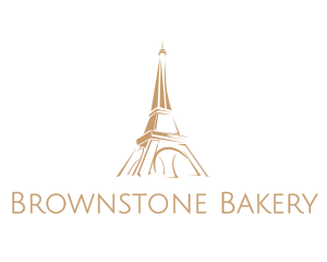 Brown - Brown Eiffel Tower logo design