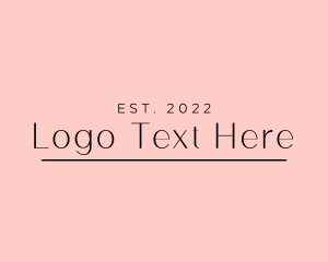 Expensive - Minimalist Feminine Fashion logo design